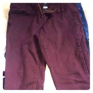 Purple degree jeans